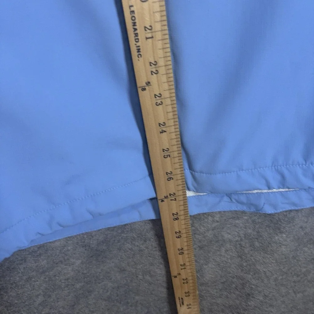 AFTCO Venus Waterproof Hooded Jacket Womens‎ Sz L Blue Ripstop Nylon - SEE LOGO